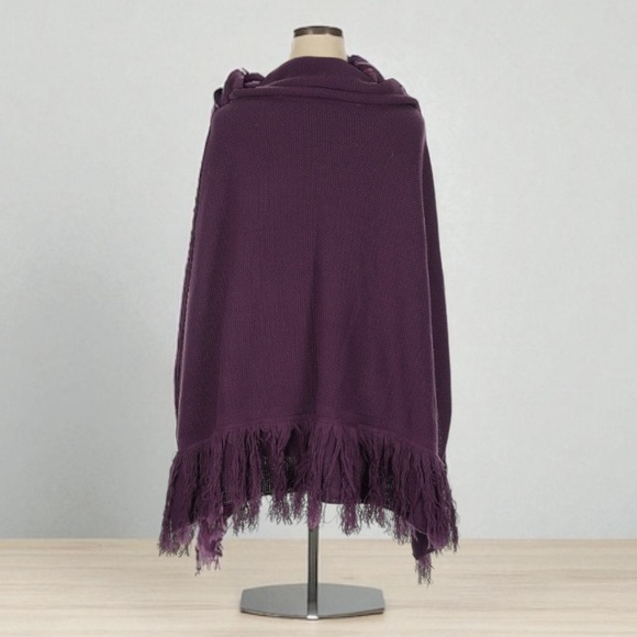 Women's Within Burgundy Poncho l SIZE 14 - Picture 2 of 3